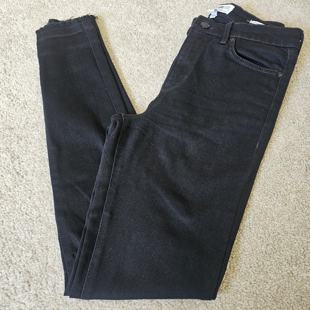 William Rast Sculpted High-Rise Black Jeans Size 26 Denim